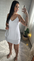 VESTIDO CURTO ALÇA FINA - BRANCO na internet