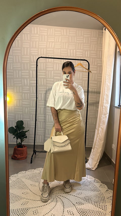 SAIA MIDI CETIM - BEGE