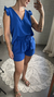 CONJUNTO BLUSA E SHORTS - AZUL ROYAL - loja online