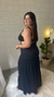 VESTIDO LONGO RECORTES - PRETO - We love dress