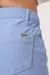 BERMUDA JEANS MEIA COXA MOM CINTURA ALTA - COR AZUL CEU na internet