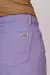 BERMUDA JEANS MEIA COXA MOM CINTURA ALTA - COR LAVANDA - comprar online