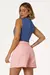 BERMUDA JEANS MEIA COXA MOM CINTURA ALTA - COR ROSA - loja online