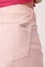 BERMUDA JEANS MEIA COXA MOM CINTURA ALTA - COR ROSA CLARO na internet