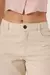 CALCA JEANS MOM MODELADORA DE CINTURA ALTA - COR AREIA na internet