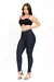 CALCA JEANS SKINNY MODELADORA CINTURA ALTA LEVANTA BUMBUM - JEANS ESCURO - Natasha Closet