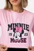 CROPPED MINNIE MOUSE 1923 - COR ROSA BEBE na internet