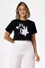 CROPPED PARTY SHINE GIRLS CLUB ESTRELAS - COR PRETO - comprar online
