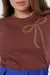 T-SHIRT LACO STRAS - CHOCOLATE - comprar online