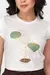 T-SHIRT MUSCLE TEE DUAS FOLHAS CIRCULOS - COR OFF na internet