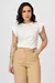 T-SHIRT MUSCLE TEE PEROLAS NA GOLA - COR OFF - comprar online