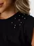 T-SHIRT MUSCLE TEE PEROLAS NO OMBRO - COR PRETO na internet