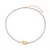 Choker riviera 3 mm - com duas letras caixa lisa