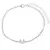 Pulseira riviera 2mm - com letra de zircônia - comprar online
