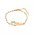 Pulseira infantil personalizada - De plaquinha ursinho- Corrente pérola
