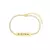 Pulseira riviera - Bipartida - Com chapa personalizada - comprar online
