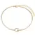 Pulseira riviera 2mm - com letra de zircônia