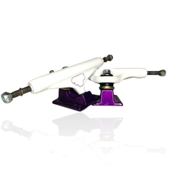 TRUCK ESSENCIA 139MM BRANCO/ROXO - comprar online