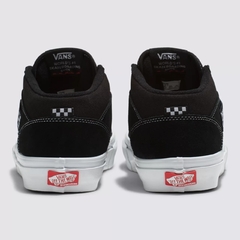 TÊNIS VANS SKATE HALF CAB BLACK WHITE - Posible Skate Shop