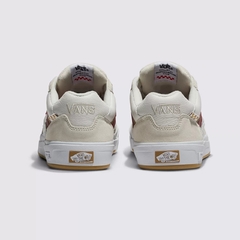 TÊNIS VANS SKATE WAYVEE LEATHER TAN WHITE - Posible Skate Shop