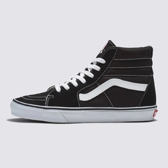 TÊNIS VANS SK8-HI BLACK BLACK WHITE - comprar online