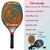 Raquete Beach Tennis para Iniciante 50% Fibra de Carbono 50% Fibra de Vidro - loja online