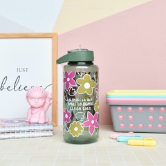 B- Botella Big Estampada (Flores)