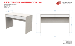 ESCRITORIO 720 - Supernova Muebles