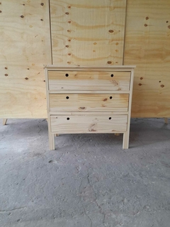 COMODA RECTA 3 CAJONES - comprar online