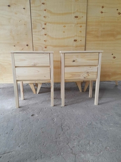 MESITA MINIMALISTA 2 CAJONES - comprar online