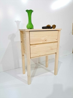 MESITA MINIMALISTA 2 CAJONES