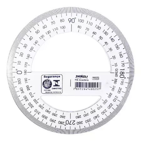 Transferidor 360 Cristal