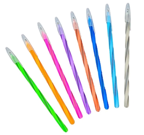 Caneta esferográfica Cis Spiro glow