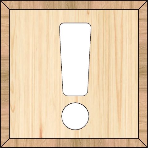 Luminária Exclamação