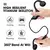 Fones de ouvido suspensos fones de ouvido sem fio bluetooth fones de ouvido espo - Starship Store
