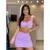 Conjunto Feminino Biker Modinha Gringa Blogueira (Dra. Deolane)
