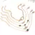 Imagem do Conjunto 5 Peças de Braceletes - Sra. Rhinestone
