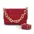 Bolsa Feminina Luxo Alça Corrente De Mão E Transversal - comprar online