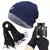 Kit Gorro Peluciado + Luva Touch Celular + Cachecol Echarpe - Empório Kazoo