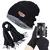 Kit Gorro Peluciado + Luva Touch Celular + Cachecol Echarpe