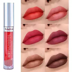 RUBY ROSE - Labial líquido METALIZADO - comprar online