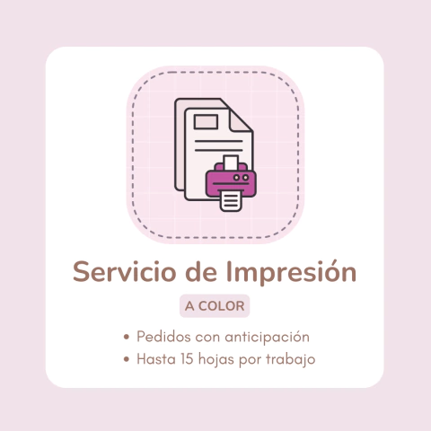 Impresión a color - comprar online