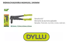 Remachadora manual 240mm Dyllu Dthr1609 - comprar online