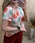 Blusa Crepe de Seda Fina | Manga Curta - comprar online