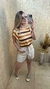 Shorts meia coxa | Linho