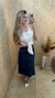 Saia Midi Reta | Jeans