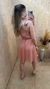 Vestido Curto Envelope | Voil babados - comprar online