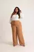 Pantalona Alfaiataria Basic bege escura (caramelo) - comprar online