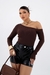 Blusa Dulce Marrom na internet