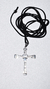 Collar regulable y dije de acero con cubic - comprar online